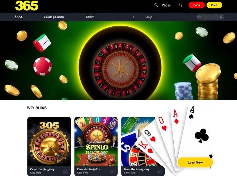 Welcome to the official 365 casino website – your premier destination for 24/7 real money gambling. Explore top-rated casino games, exclusive bonuses, and live dealer experiences at 365casino.com.